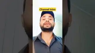 YouTube channel intro 