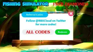 ALL CODES FISHING SIMULATOR ROBLOX!!! FREE DIAMONDS!