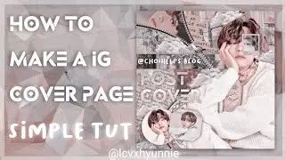 How to make a aesthetic instagram cover page easily #instagramcoverpage #0.4kspecial