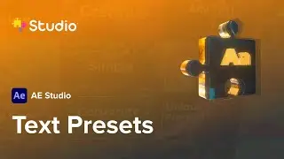 Text Presets - AE Studio - Plugin for After Effects