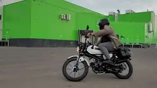 Тренировка на мопеде Кольт.
