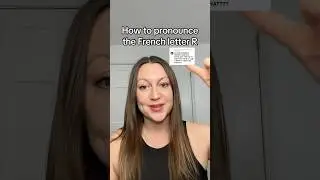 How to pronounce the French letter R 