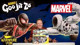 5 Marvel Heroes of Goo Jit Zu Spider-Man: Across The Spider-Verse Miles Morales vs Spot!