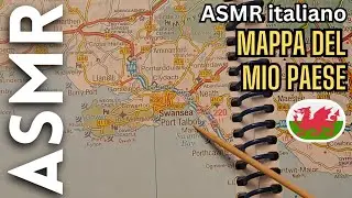 Mappa del Galles con curiosità [ASMR ITA]