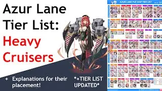 Azur Lane Explain: Heavy Cruisers Tier List (April 2020) *ALSO MICROLAYER MEDLEY UPDATE*