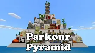 Pyramid Parkour Minecraft || Relaxing longplay minecraft || No commentary