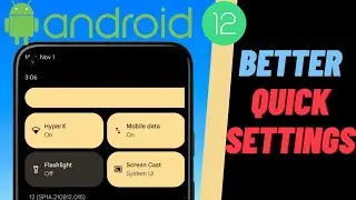 How to Get the old Android 12 Wifi Toggle back