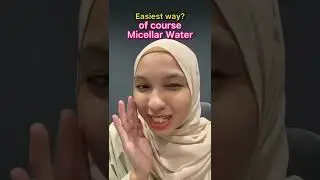 Remove sunscreen sebelum solat... 