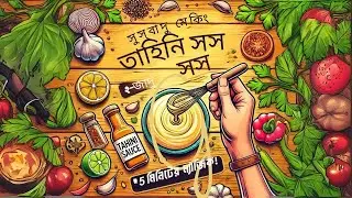 কিভাবে 5 মিনিটে সেরা তাহিনি সস তৈরি করবেন!