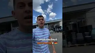 Самый дешевый вентилятор в Германии🇩🇪. #germany #вентилятор #скидки