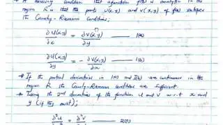 Analyticity-Test
