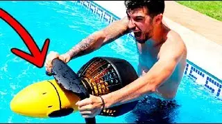 NEW AQUATIC PROPELLER FOR FASTER DIVING IN THE POOL!! EPIC!! Makiman