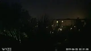Falcon heavy nighttime launch June 25th 2019 real time