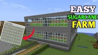 Minecraft BEST SUGAR CANE FARM 1.20.1 - Java & Bedrock