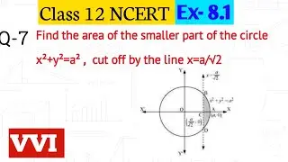 Class 12 NCERT | Ex 8.1 Question No 7 | application of integrals