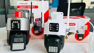Hixecure Dual Lens WiFi Linkage Camera Unboxing | Configuration | Model No - HX-SD40T40L5-W 4MP