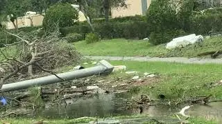 Tornado Strikes near Mariner Sands Country Club in Hobe Sound During Hurricane Milton
