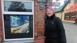 Ģīmes taka, Dzelzs gājēju tilts, Valmieras ribas, krāces, Vanšu tilts 20.11.2019.