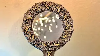 DIY hand held mirror | How to make a hand held  mirror | cardboard craft