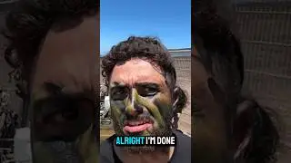 How To Do Cool Camouflage Face Paint Like A Soldier. #airsoft #army #milsim