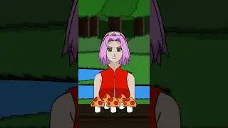 Sakura upgrade (a parody of naruto) #shorts #naruto #anime #animation