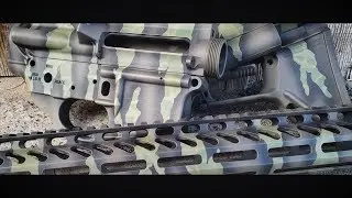 How to Paint Multicam Colored RIPTILE Camouflage