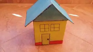 House made with cardboard