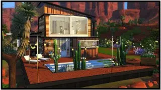 Modern Oasis | Stephanie's Shell Challenge | Sims 4 Speed Build | No CC
