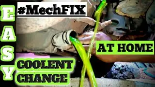 How to change COOLANT in your CAR || SUPER FLUSH YOUR COOLING SYSTEM || At HOME || #Mechfix ||