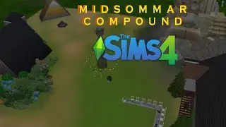 Midsommar Cult Compound - SIMS 4 Speedbuild by Altamyra Plays (No Commentary)