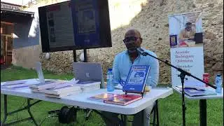 Dir. de la biblio de Palafrugell presenta Arsenio Rodríguez per a parlar d'Orígens de les Havaneres.