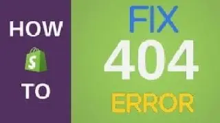How To Fix 404 Page Not Found Error in Shopify | How to Apply 301 Redirection in Shopify