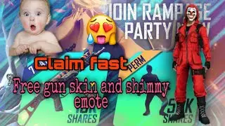 Free ump gun skin and permanent shimmy emote 🏆🔥😱