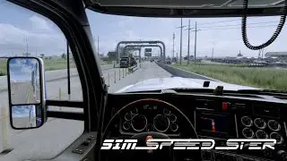 ATS 1.57 | Crossing the Louisiana Bayous | Realistic Weather | Ultra Graphics - Louisiana DLC