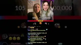 Alyssa gets owned in this 100K battle. Meetme kik skout. gift reactions