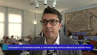 AFFIDAMENTI E SPONSORIZZAZIONI: IL CENTRODESTRA INVOCA RISPOSTE DA MATTEO RICCI