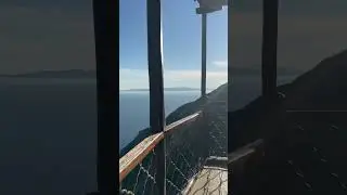 Η θέα από το Μπαλκόνι Σίμωνος πέτρα άγιο όρος