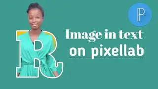 How to make image in text on pixellab 