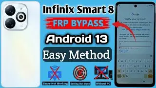 Infinix Smart 8 (X6525) Frp Bypass Without Pc | Infinix Smart 8 FRP Google Lock | New Method 2025