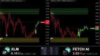 🔴 FETCH AI & XLM STELLAR LIVE !