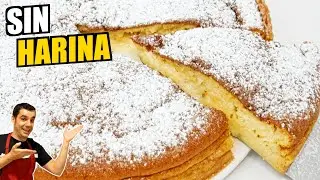🍋🍰TARTA de LIMÓN y yogur SIN HARINA: La más jugosa y ligera que probarás