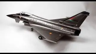 Crash Landing of Eurofighter RC Jet caught on Video as it Hits camera!