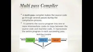 Single Pass and Multi Pass Compiler