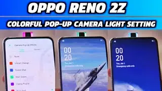 OPPO Reno 2z Pop-up Camera Light Effects | Oppo Reno 2f Pop-up Camera Light Effects