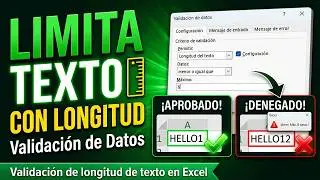 Cómo limitar el NÚMERO DE CARACTERES 📏 - Validación de datos con longitud del texto