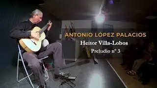 Antonio López Palacios plays with a replica of 
