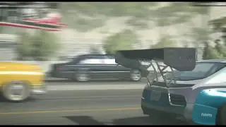 Fiery Drag Race Crash *NSFW* BeamNG