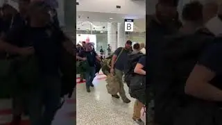 AMERICAN FIREFIGHTERS GREETED IN SYDNEY TO BATTLE WILDFIRES