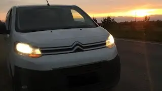 Citroen jumpy - езда по трассе