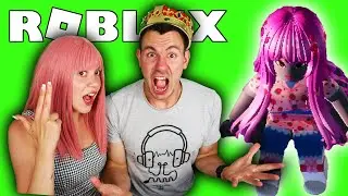 I'M PLAYING ROBLOX WITH MY BROTHER ON A VIEWER ACCOUNT 😱 I'M CREATING A CHARACTER OF MARTYNA ZABA...